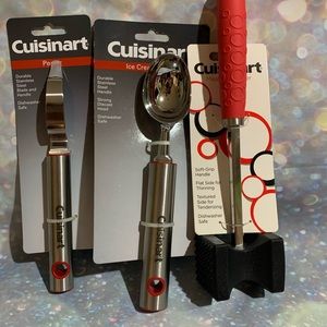 Cuisinart Bundle 3 Kitchen Utensils NWT Red